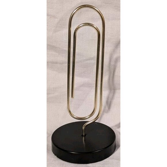Paper Clip Giant Holder Note Recipe Hong Kong Memo Metal Office Desk Jumbo 8" - Picture 13 of 13